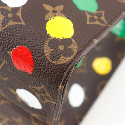 Louis Vuitton Lv×yk On The Go MM Yayoi Kusama Painted Dot M46379 Monogram