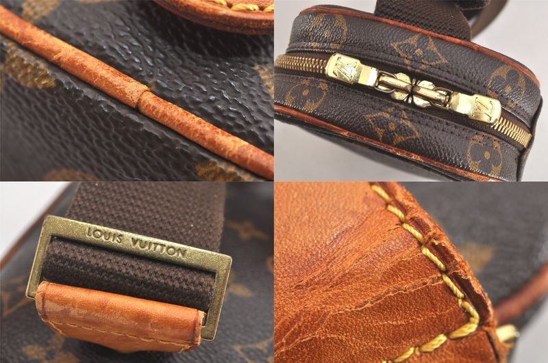 Louis Vuitton Monogram Pochette Gange Waist Body Bag M51870 LV 2738n