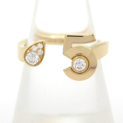 Chanel Ring 51 Extrême De Chanel N°5 Ring J12905 18K Yellow Gold X Diamond N°5