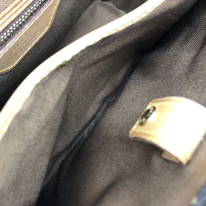 Louis Vuitton Monogram Vavin PM M51172 Handbag Leather Brown Ladies Used 006356