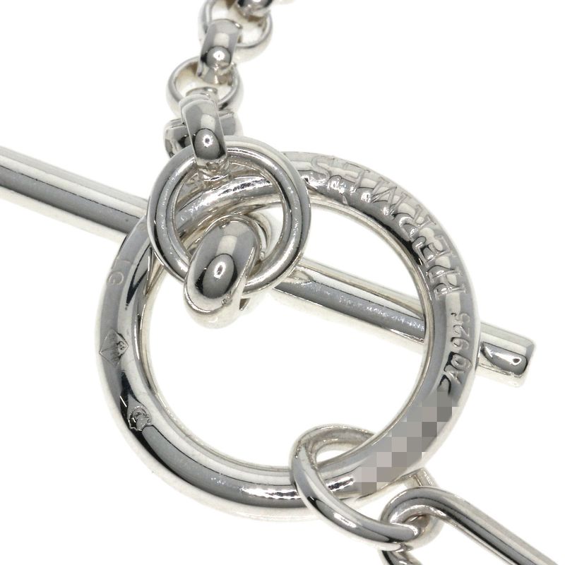 Hermes Chaine D'ancre Punk LG Necklace SV Ladies