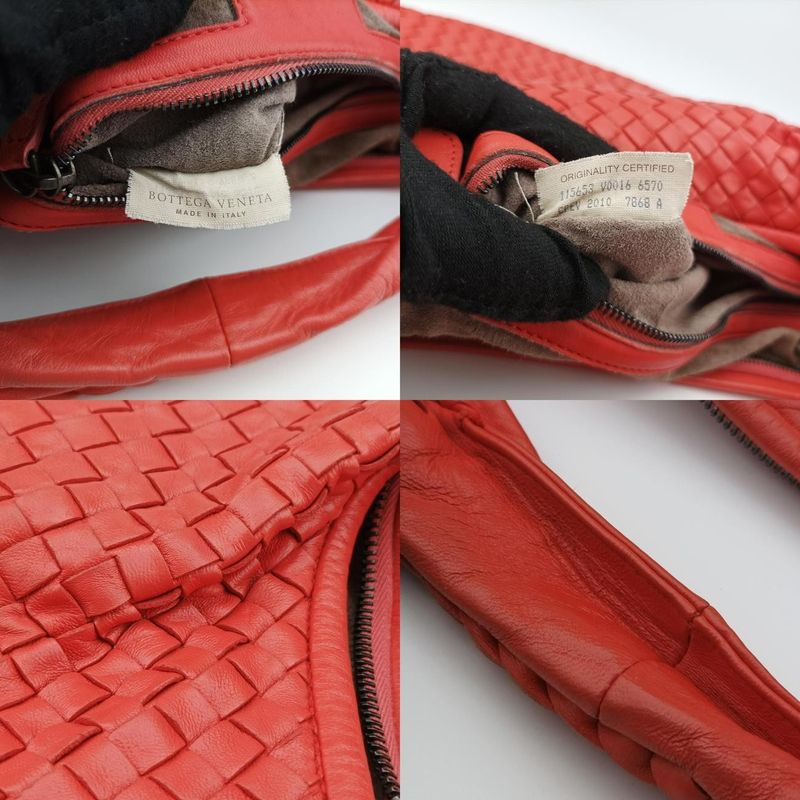 Bottega Veneta Intrecciato Red Lambskin 115653 V0016 6570 EPEV 2010 7868 A