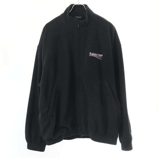 Balenciaga 23aw Oversize D Logo Embroidered Fleece Jacket Campaign Logo Fleece