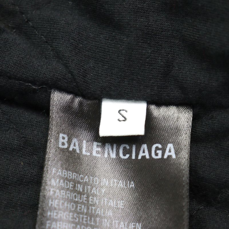 Balenciaga 23SS 699223 Bleached Plaid Hooded Shirt 100% Cotton Vintage Finish
