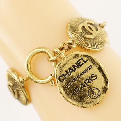 Chanel Coco Mark 31 RUE Cambon Vintage Gold Plated Ladies 40g Bracelet