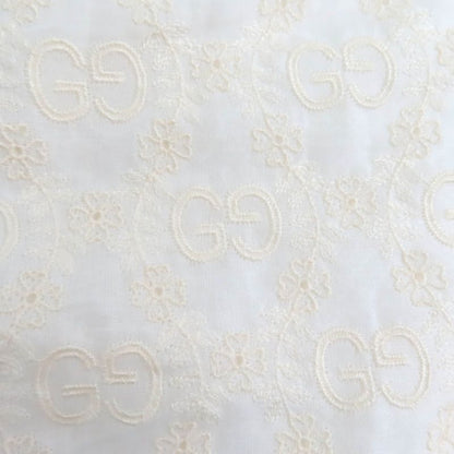 Gucci 619507 100% Cotton GG Pattern Lace Shorts Bottoms Ivory 42 Made In Italy