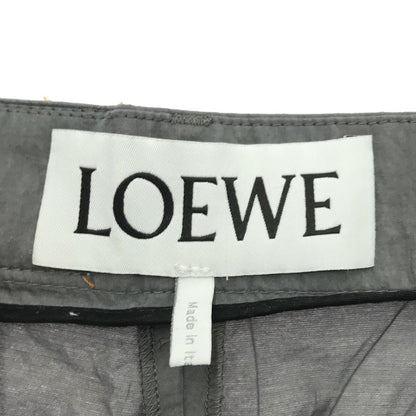 Loewe 22ss High Waist Cargo Pants High Waist Cargo Pants S540y04xat Gray 38