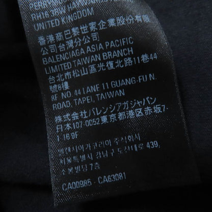 Balenciaga×adidas 23SS 723782 100% Cotton Short Sleeve T-shirt Black XS Genuine