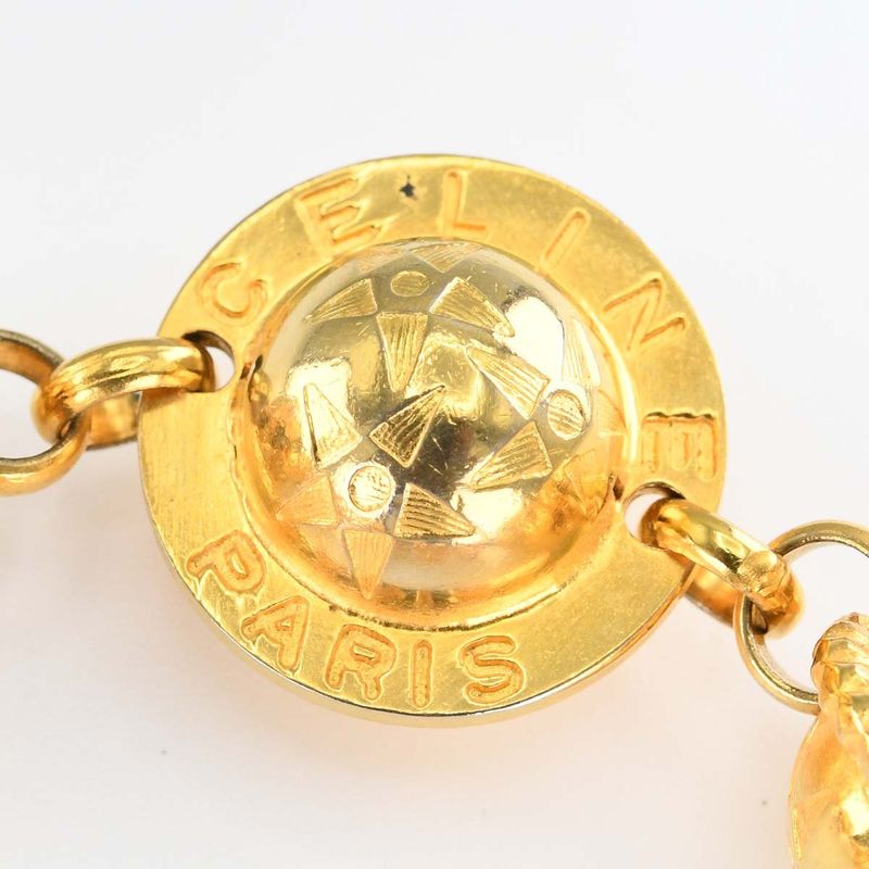 Celine Bracelet Star Ball GP Gold Color Ladies Accessories H7963