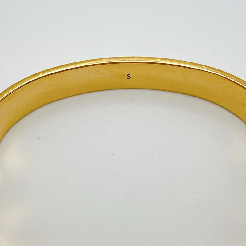 Louis Vuitton M00251 Monogram Cuff Nanogram S Size Bracelet Louis Vuitton Gold