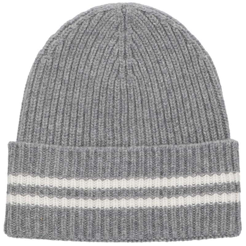 Chanel Logo Patch Knit Cap Beanie Men's