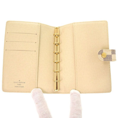 Louis Vuitton Agenda PM Damier Azure R20706 Notebook Cabas White LV 1225 Louis