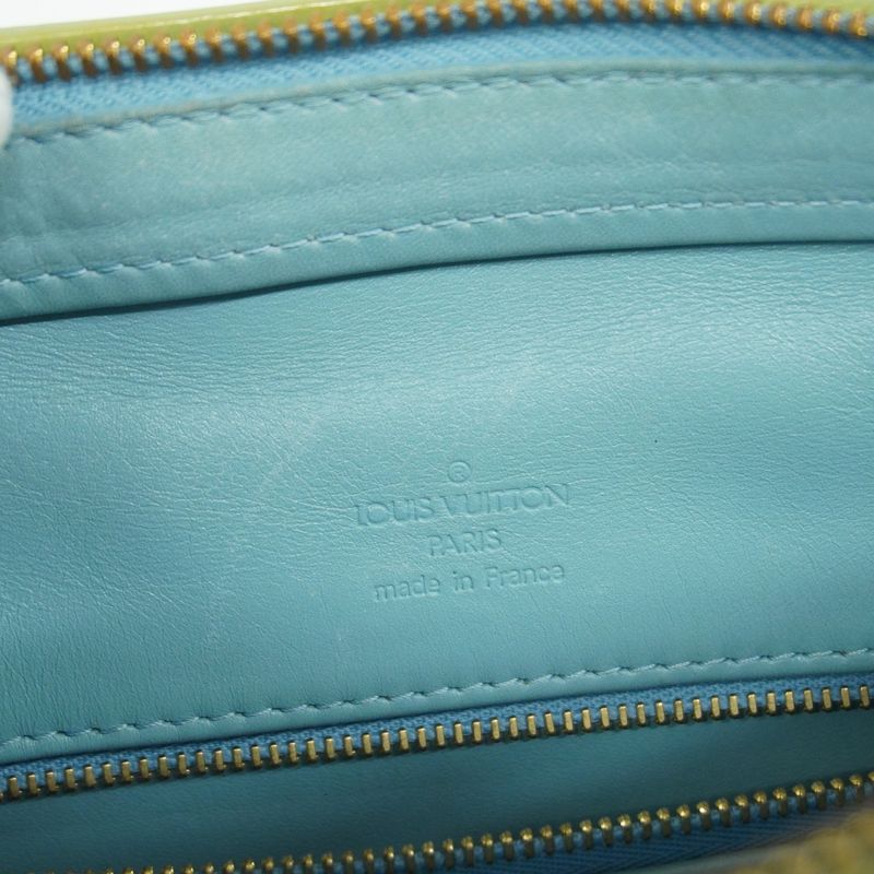 Louis Vuitton Tote Bag Vernis Houston M91005 Baby Blue Women's