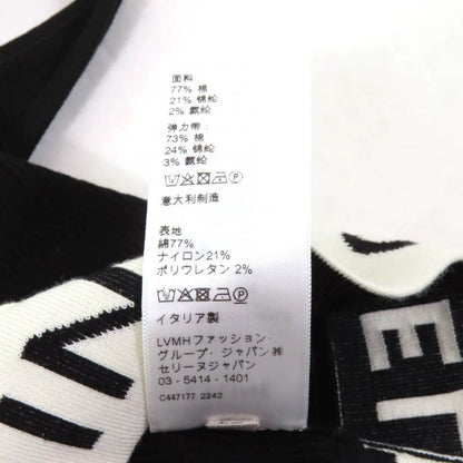 Celine 2a68l372n Athlete Bra / Mesh Logo Design Ascuff Tick Knit Black / Cream