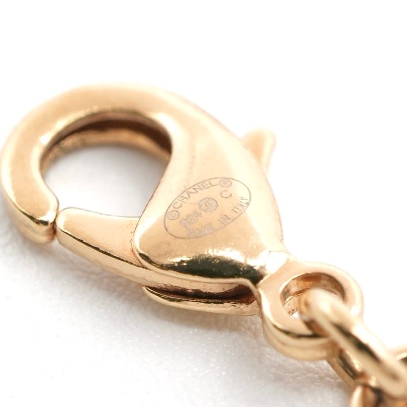 Chanel Necklace Pendant Choker Gold Coco Mark Rhinestone Star