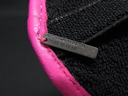 Bottega Veneta Intrecciato Leather Eye Mask Sleeping Goods Pink Fl9476