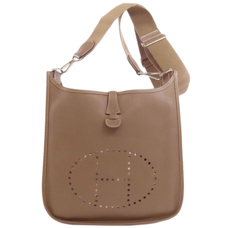 Hermes Evelyn 3 PM Etape Silver Hardware Shoulder Bag Epson Women