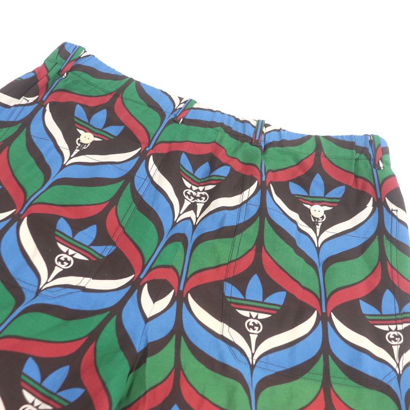 Gucci Adidas Gucci Adidas 702439 Trefoil GG Logo All-over Patterned Shorts