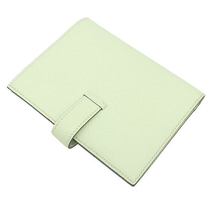 Hermes Bifold Wallet Bearn Compact Vaux Epson Veil Fizz Silver Hardware Light