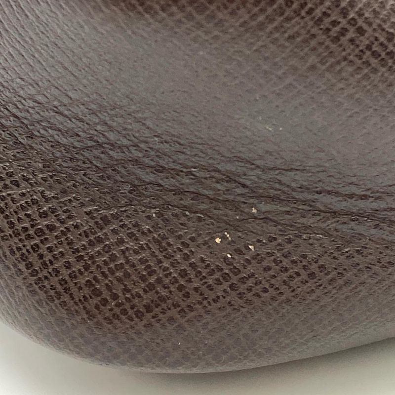 Louis Vuitton Trousse Makeup Pochette Hand Pouch Damier Ebène N51982 Brown