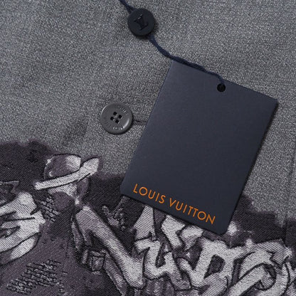 2022awLouis Vuitton LV Graffiti Summary Jacket Tailored Jacket Size 54