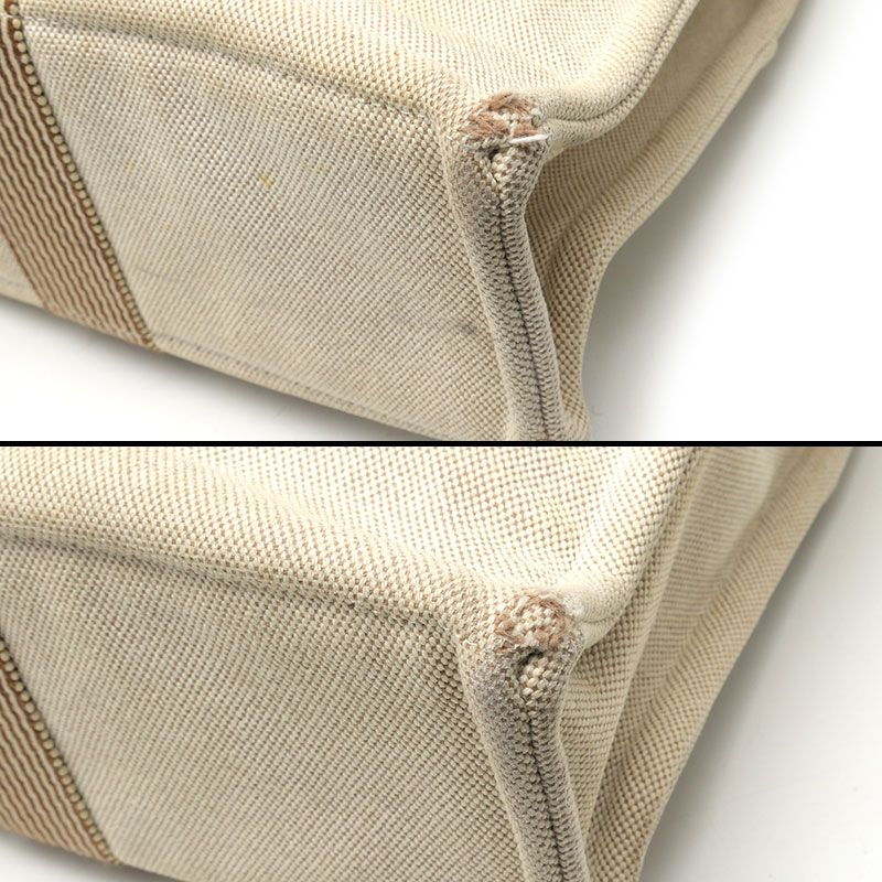 Hermes New Fourre Tout MM Canvas Tote Beige A4 Size