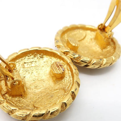 Chanel Earring Vintage GP Coco Mark Round Diameter Approx 3cm (1.18in) Pawnshop