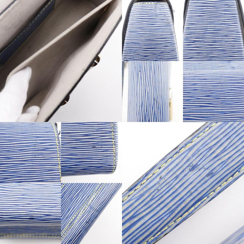 Louis Vuitton Twist MM M50271 Epi Leather Epi Denim Women's Shoulder Bag