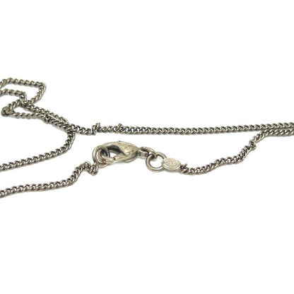 Chanel Necklace Coco Mark Padlock Cadenna Heart Key Metal Silver