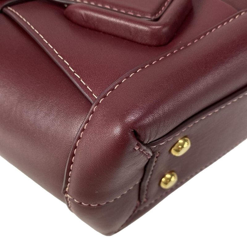 Bottega Veneta Shoulder Bag Small The Arco Bordeaux Lambskin