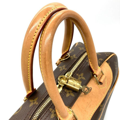 Louis Vuitton Deauville Tote Bag Monogram Canvas Nubuck M47270 Brown Vi0938