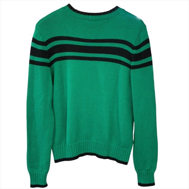 Miu Miu Miu Knit Wool Sweater Long Sleeve Winter Green 38