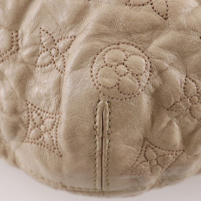 Louis Vuitton Nimbus GM Monogram-olympe M95423 Lambskin Beige Rc0037 Ladies