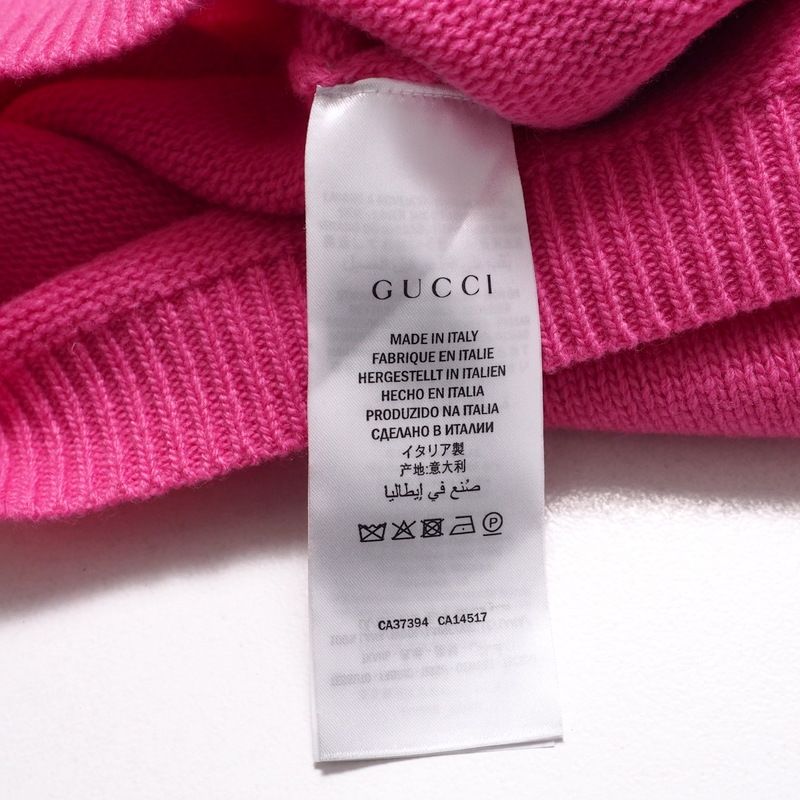 Gucci Sweater Size S Knit Pullover Frog Embroidery [recommended] Made In