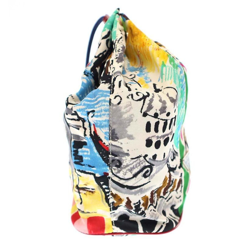 Prada Draw String Bag Graphic Design Draw String Ring Bag Pouch Mix