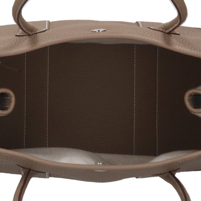 Hermes Garden Party PM Engraved W Negonda Etoupe Handbag Ladies PM