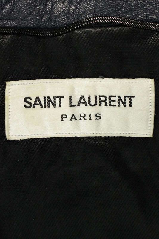 Saint Laurent Paris 442929 Y5nq1 L01 Classic Motorcycle Rider Scuff The Jacket