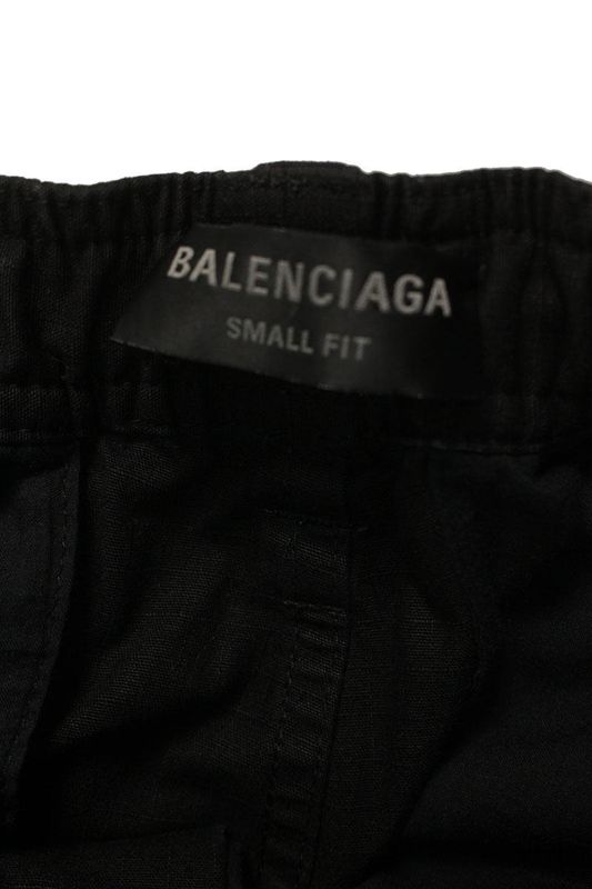 Balenciaga 698940 Tkp27 Drawstring Cotton Cargo Long Pants Men 44