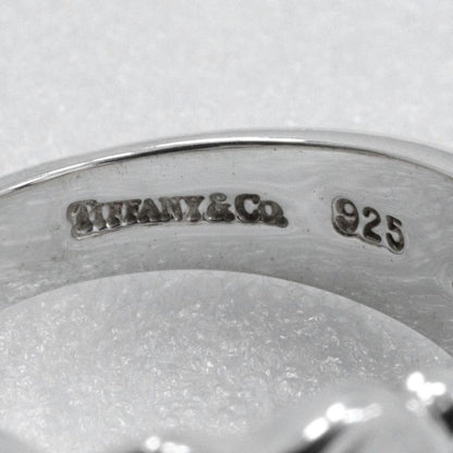 Tiffany & Co Triple Rubbing Heart Paloma Picasso Silver 925 Size 11.5 Ladies