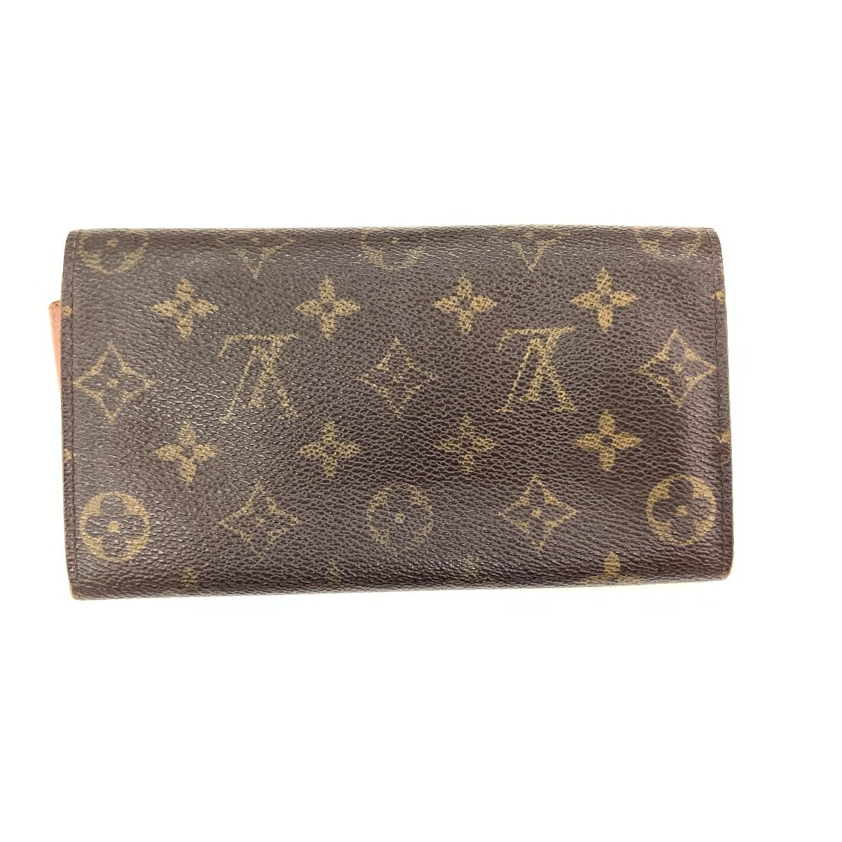 Louis Vuitton Monogram Pochette Porte Monet Credit Bifold Long Wallet M61725