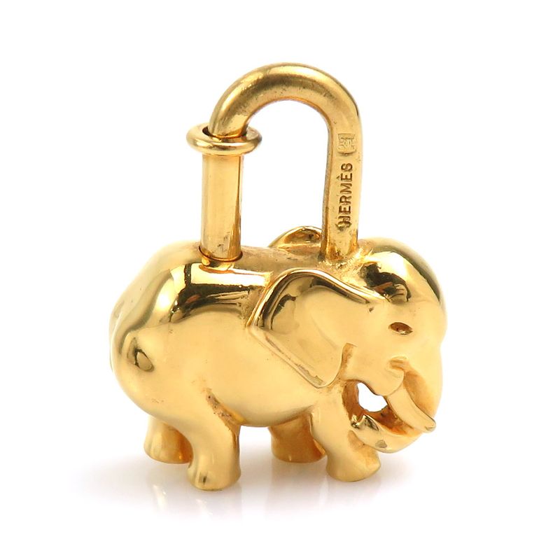 Hermes Charm Cadenas Animal Motif Elephant