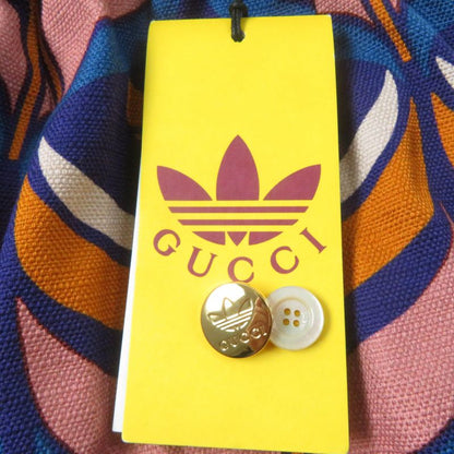 Gucci×adidas 703006 100% Cotton Trefoil Webline Shorts Multicolor 36 Made In