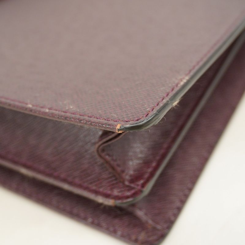 Louis Vuitton Briefcase Taiga Serviette Moskova M30036 Acajou Men's