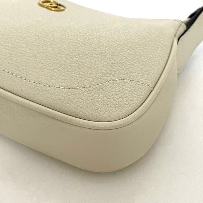 Gucci Mini Shoulder Bag Aphrodite White GG Marmont
