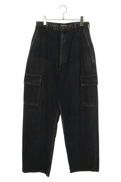 Balenciaga 626131 Tiw25 Cargo Baggy Denim Pants Men's 30