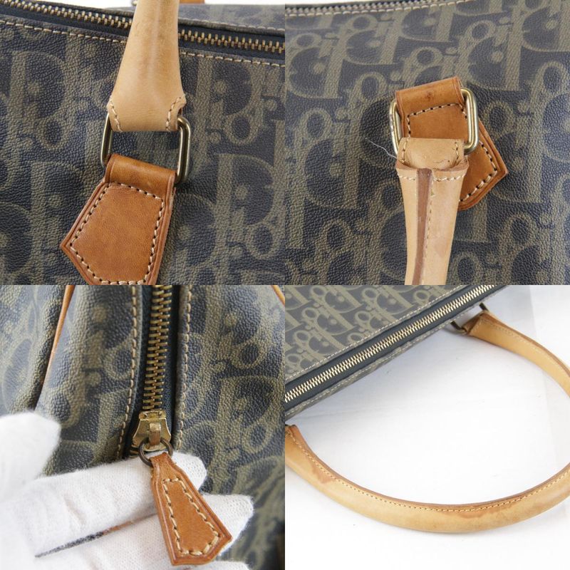 Christian Dior Trotter Boston Bag Monogram Canvas Ladies