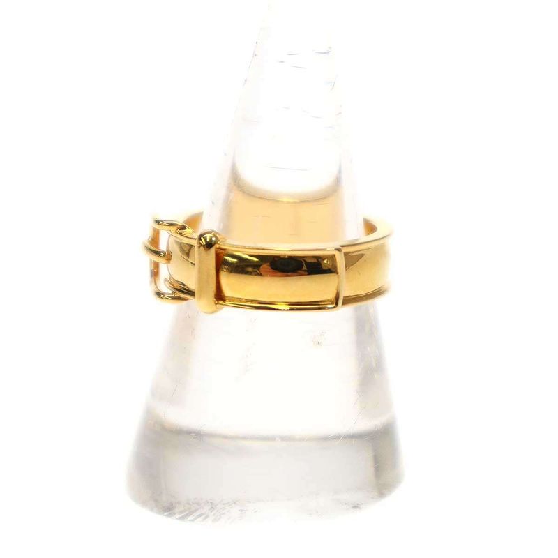 Hermes Bucle Serie Scarf Ring Gold