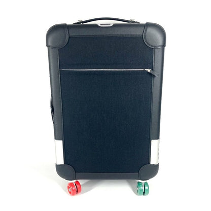 Hermes Carry-on Bag Low Ring Mobility Suitcase Cabin Taurillon Clemence Black