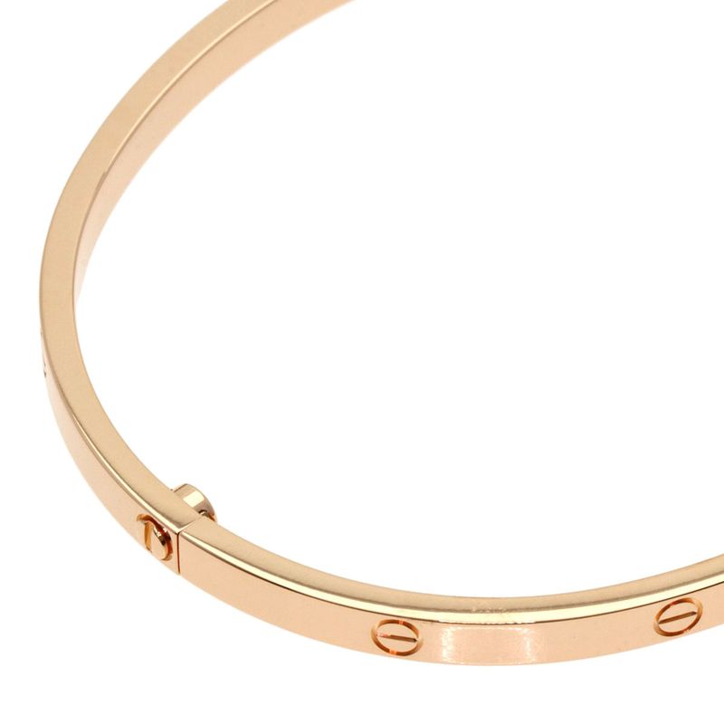 Cartier Mini Love Bracelet #18 Bracelet With Screwdriver 18K Pink Gold Ladies