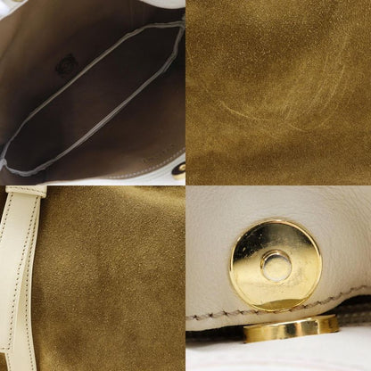 Loewe Anagram Suede Brown Women's Shoulder Bag